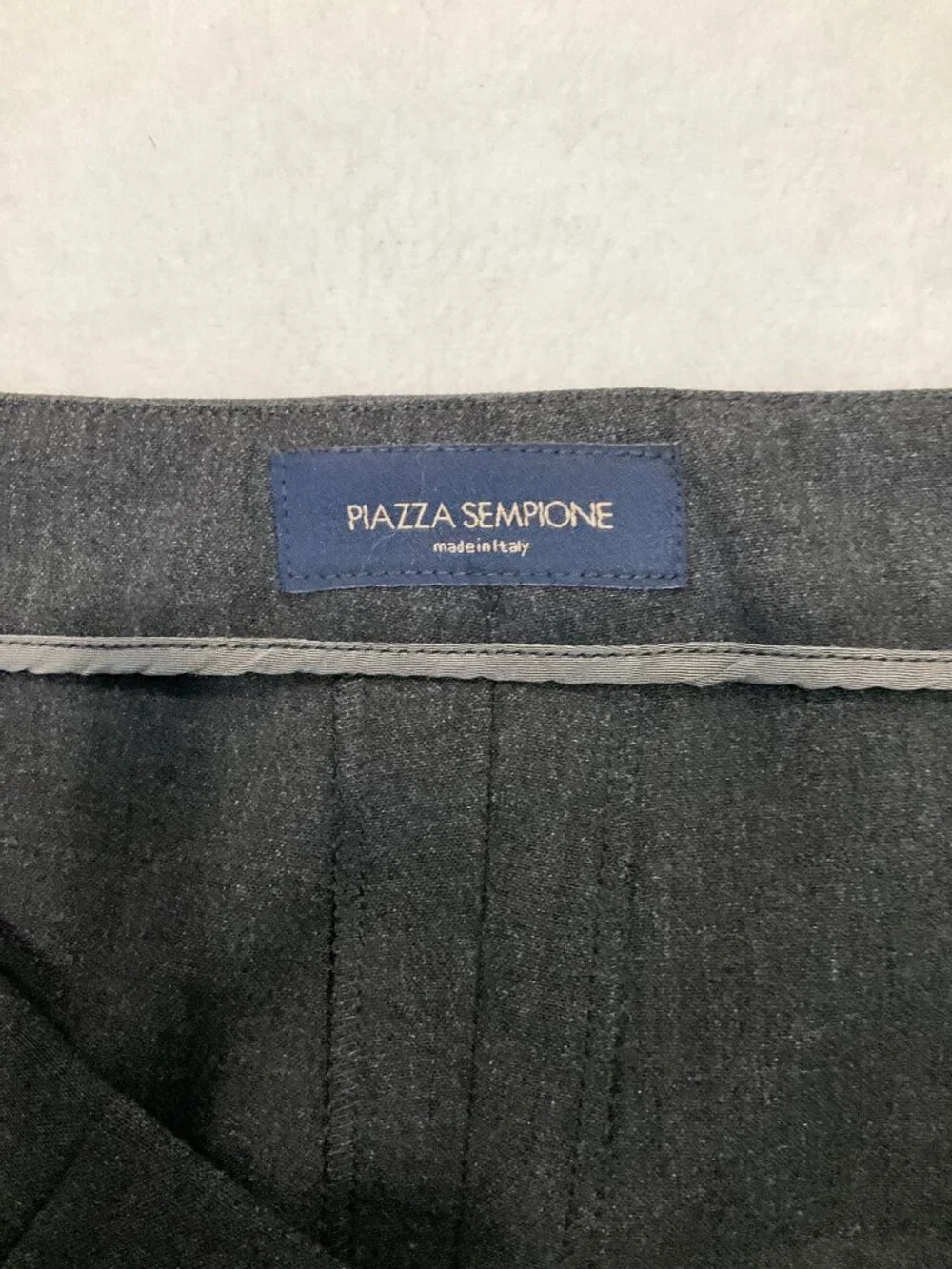 Piazza Sempione Audrey P315 Italian Stretch Cotton Slim‎ Pants 48 US 14 NEW GREY